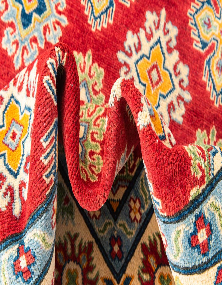 Detail image of  5' 6 x 8'  Hand Knotted Kazak Rug