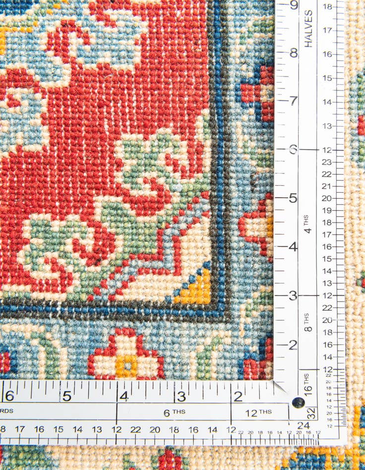 Detail image of  5' 6 x 8'  Hand Knotted Kazak Rug