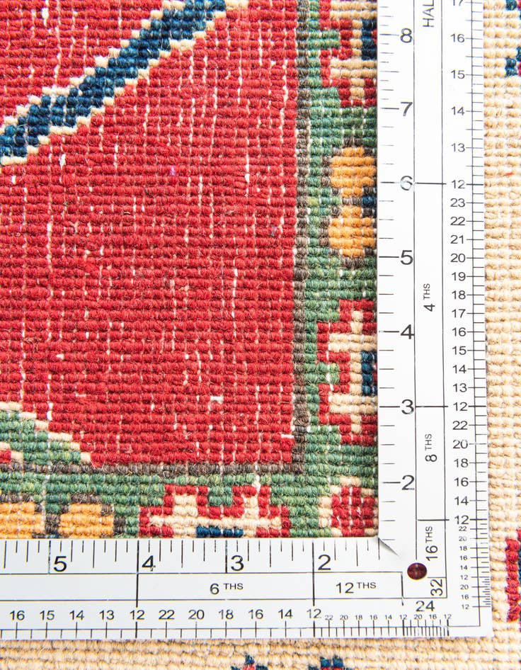 Detail image of  5' 8 x 8'  Hand Knotted Kazak Rug