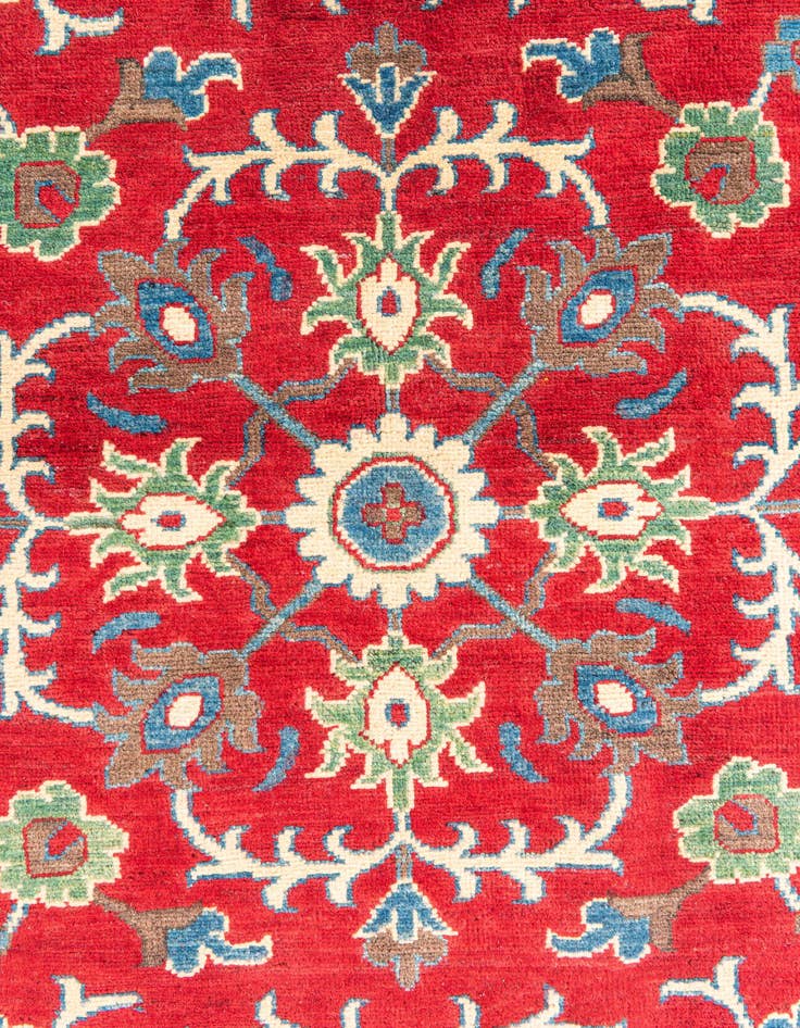 Detail image of  5' 7 x 8'  Hand Knotted Kazak Rug
