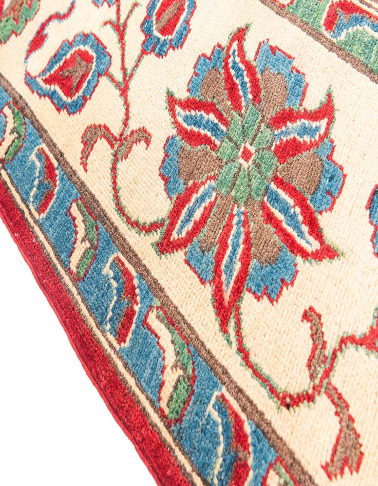 Detail image of  5' 7 x 8'  Hand Knotted Kazak Rug