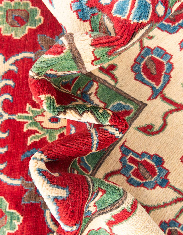 Detail image of  5' 7 x 8'  Hand Knotted Kazak Rug
