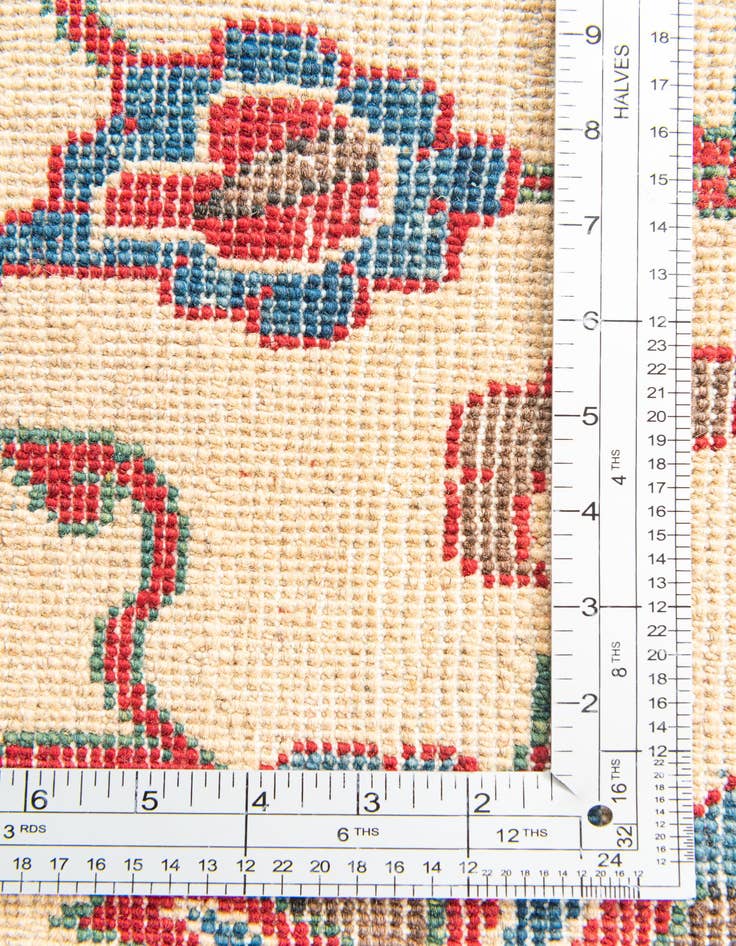 Detail image of  5' 7 x 8'  Hand Knotted Kazak Rug