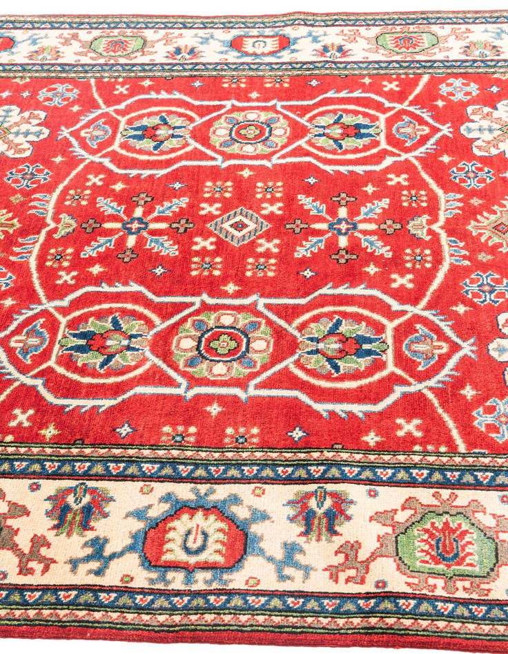 Detail image of  5' 8 x 7' 9  Hand Knotted Kazak Rug