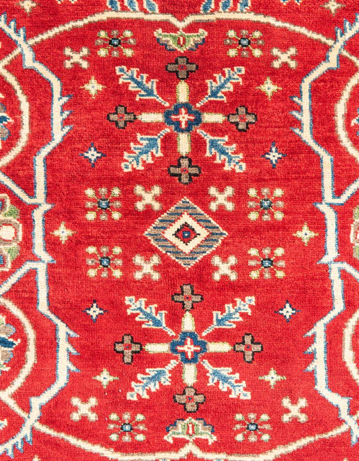 Detail image of  5' 8 x 7' 9  Hand Knotted Kazak Rug