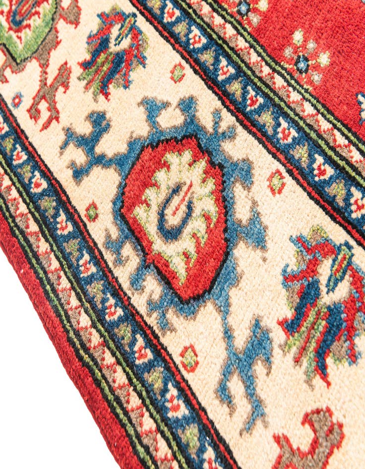 Detail image of  5' 8 x 7' 9  Hand Knotted Kazak Rug