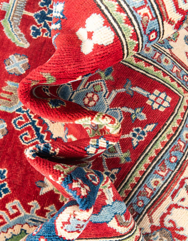 Detail image of  5' 6 x 8' 1  Hand Knotted Kazak Rug