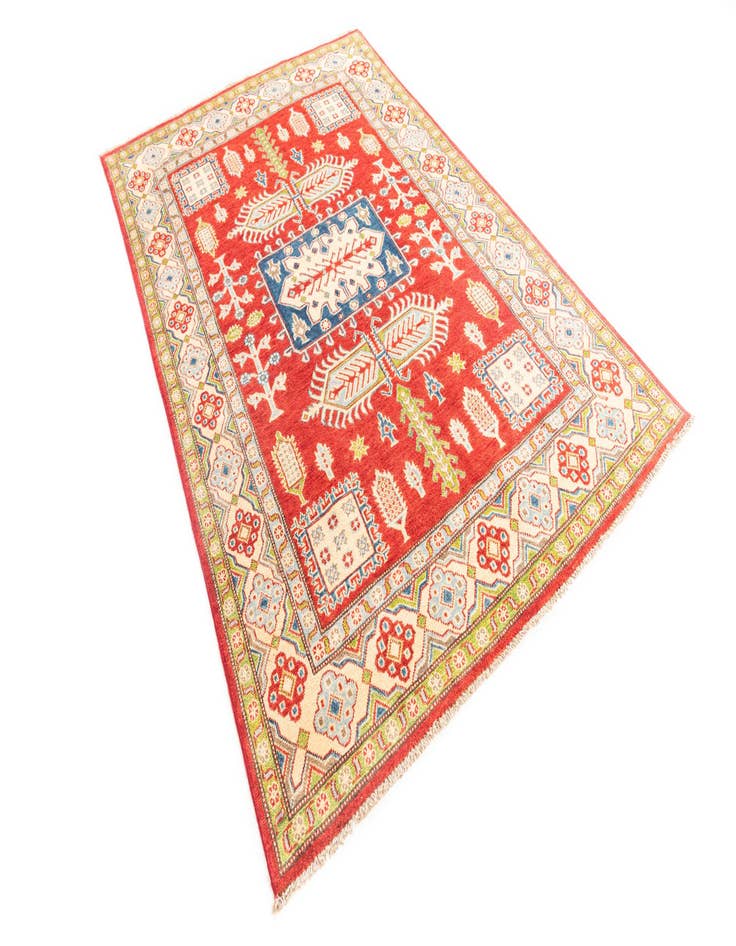 Detail image of  5' x 7' 8  Hand Knotted Kazak Rug