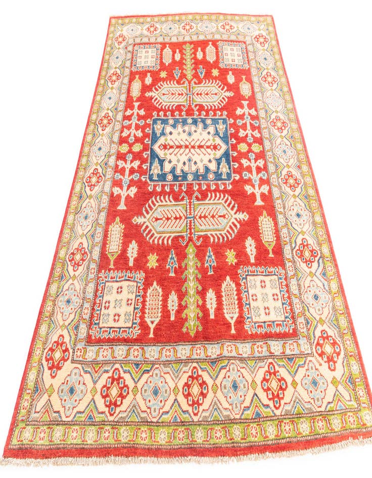 Detail image of  5' x 7' 8  Hand Knotted Kazak Rug