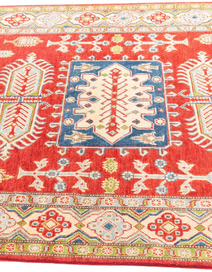 Detail image of  5' x 7' 8  Hand Knotted Kazak Rug