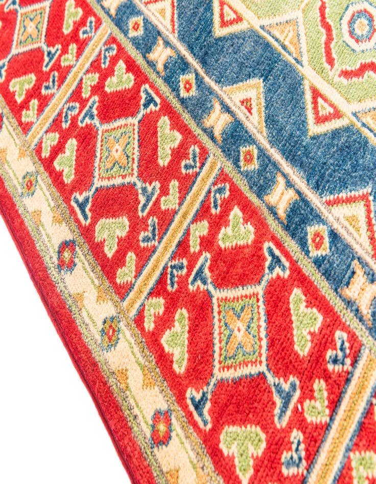 Detail image of  5' 5 x 8'  Hand Knotted Kazak Rug