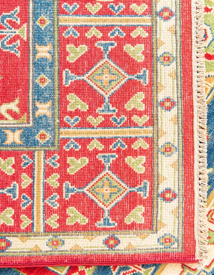 Detail image of  5' 5 x 8'  Hand Knotted Kazak Rug