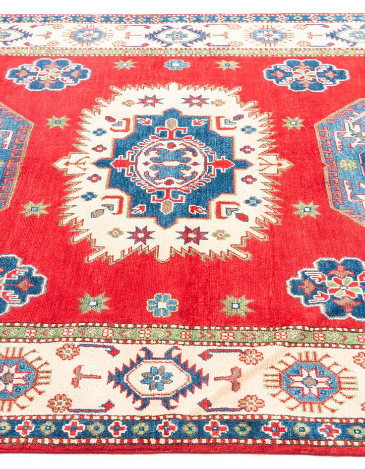 Detail image of  5' 7 x 8' 3  Hand Knotted Kazak Rug
