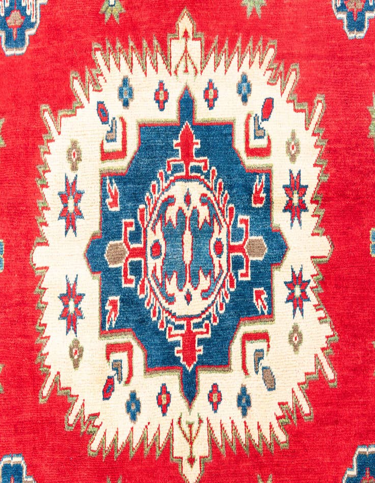 Detail image of  5' 7 x 8' 3  Hand Knotted Kazak Rug