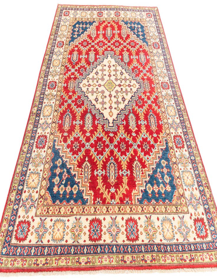 Detail image of  5' 7 x 8'  Hand Knotted Kazak Rug