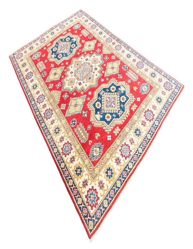 Detail image of  5' 8 x 8' 2  Hand Knotted Kazak Rug