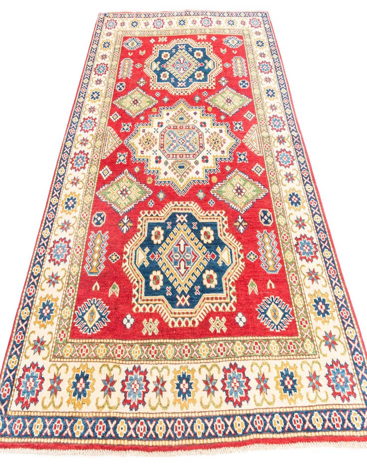 Detail image of  5' 8 x 8' 2  Hand Knotted Kazak Rug