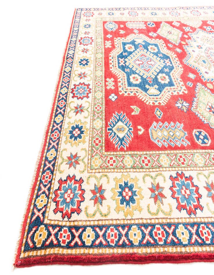 Detail image of  5' 8 x 8' 2  Hand Knotted Kazak Rug