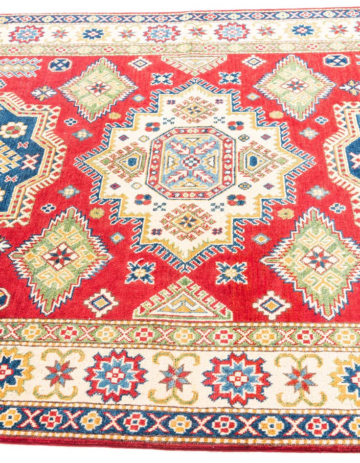 Detail image of  5' 8 x 8' 2  Hand Knotted Kazak Rug