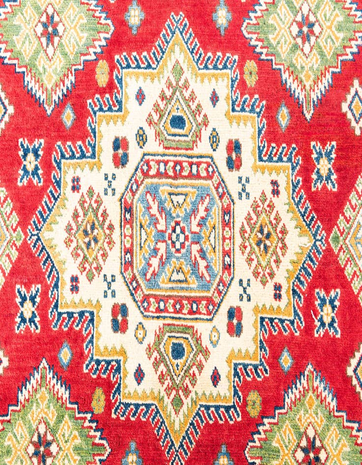 Detail image of  5' 8 x 8' 2  Hand Knotted Kazak Rug