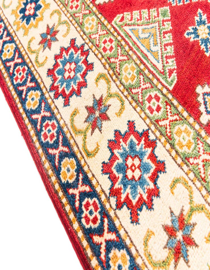 Detail image of  5' 8 x 8' 2  Hand Knotted Kazak Rug