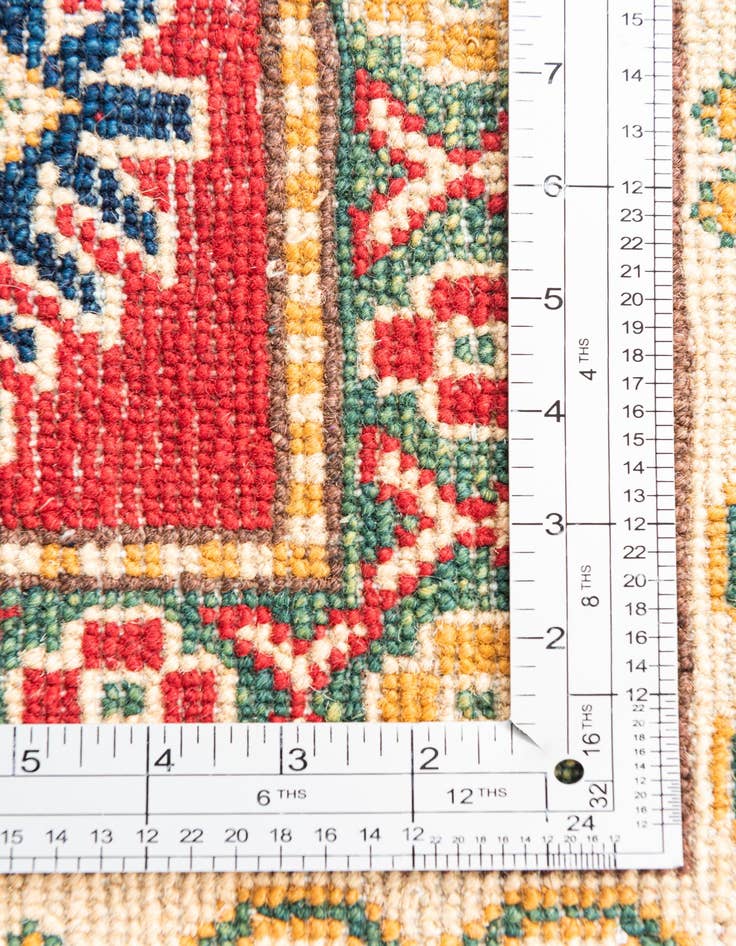 Detail image of  5' 8 x 8' 2  Hand Knotted Kazak Rug