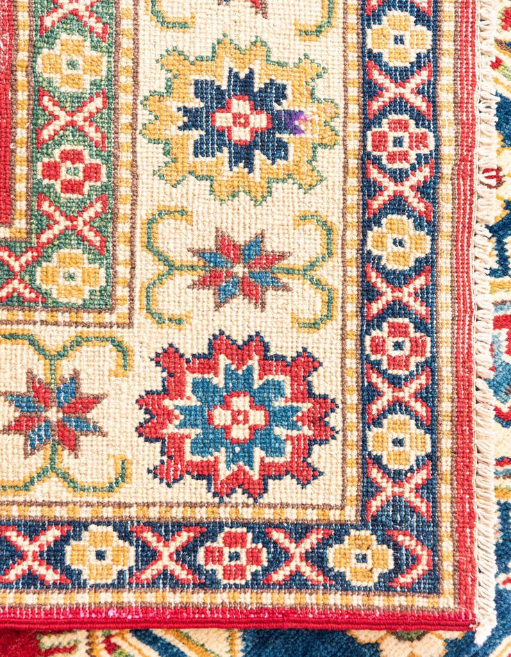 Detail image of  5' 8 x 8' 2  Hand Knotted Kazak Rug
