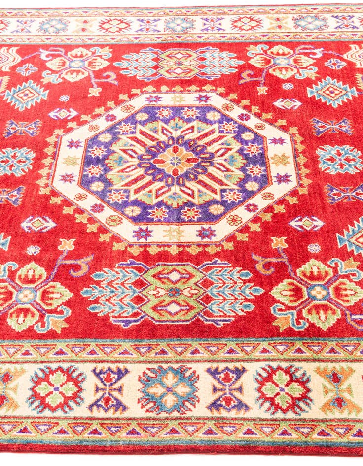 Detail image of  5' 9 x 7' 10  Hand Knotted Kazak Rug