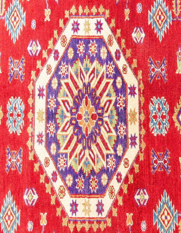 Detail image of  5' 9 x 7' 10  Hand Knotted Kazak Rug