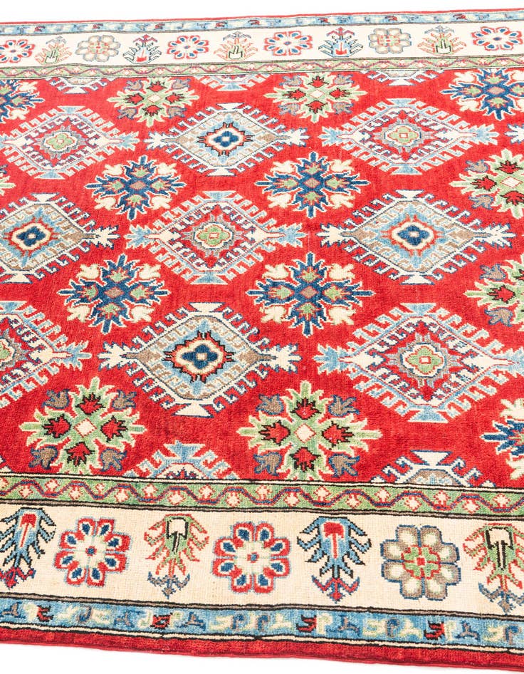 Detail image of  5' 6 x 7' 9  Hand Knotted Kazak Rug