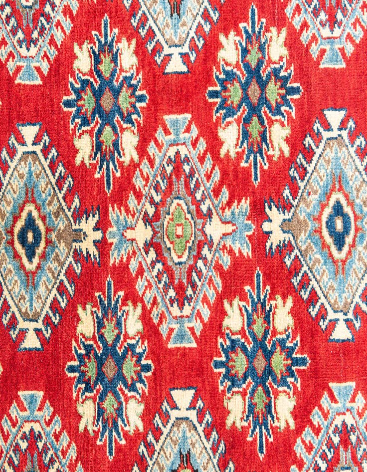 Detail image of  5' 6 x 7' 9  Hand Knotted Kazak Rug
