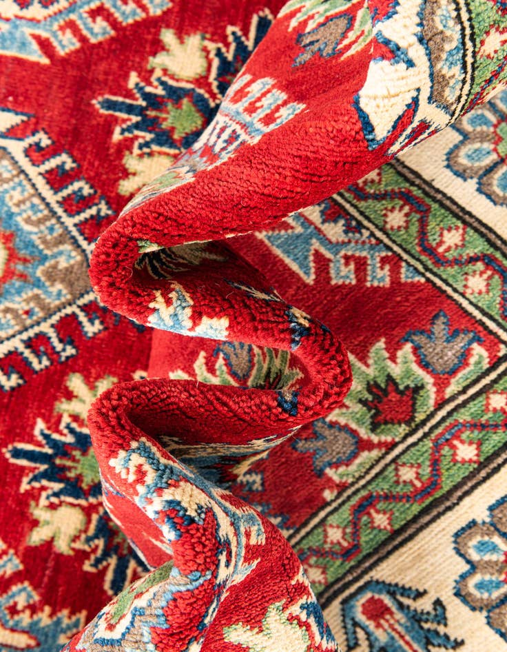 Detail image of  5' 6 x 7' 9  Hand Knotted Kazak Rug