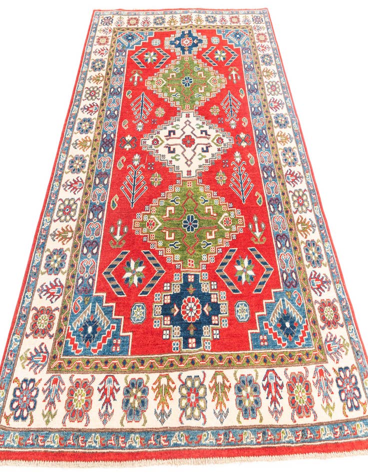 Detail image of  5' 5 x 7' 10  Hand Knotted Kazak Rug