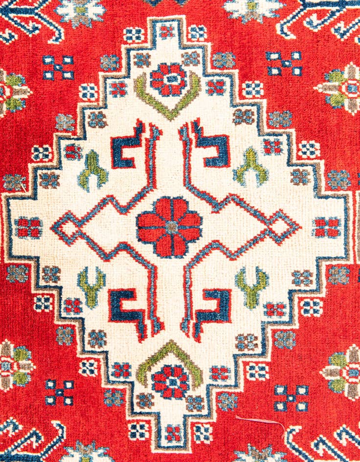 Detail image of  5' 5 x 7' 10  Hand Knotted Kazak Rug