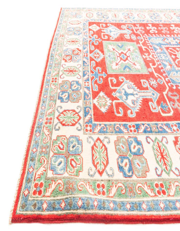 Detail image of  5' 9 x 7' 9  Hand Knotted Kazak Rug