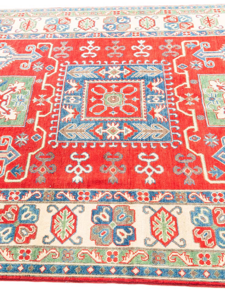 Detail image of  5' 9 x 7' 9  Hand Knotted Kazak Rug