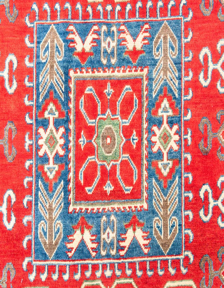 Detail image of  5' 9 x 7' 9  Hand Knotted Kazak Rug