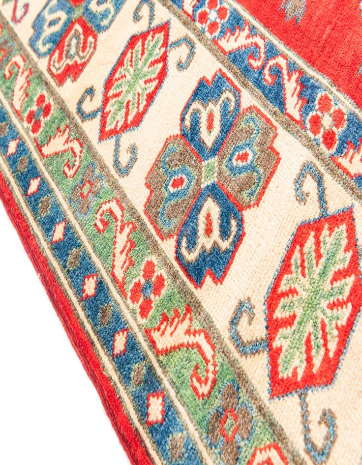 Detail image of  5' 9 x 7' 9  Hand Knotted Kazak Rug