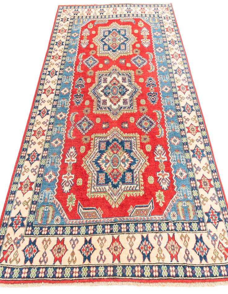 Detail image of  5' 7 x 7' 9  Hand Knotted Kazak Rug