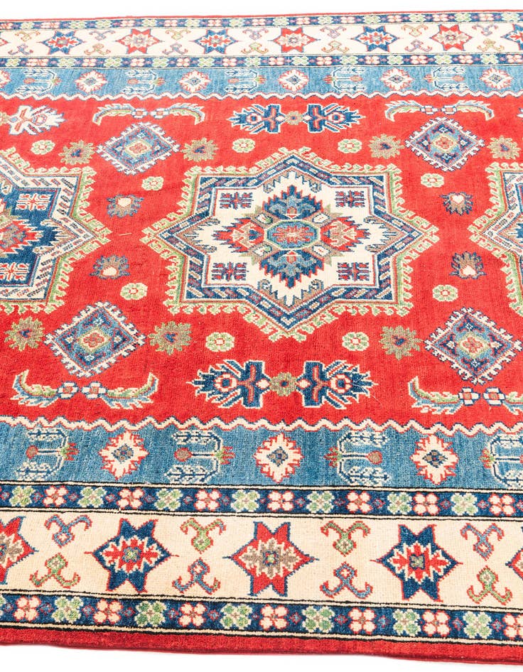 Detail image of  5' 7 x 7' 9  Hand Knotted Kazak Rug