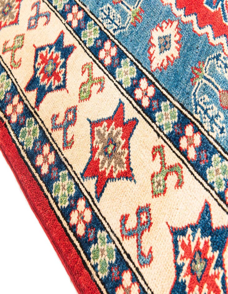 Detail image of  5' 7 x 7' 9  Hand Knotted Kazak Rug