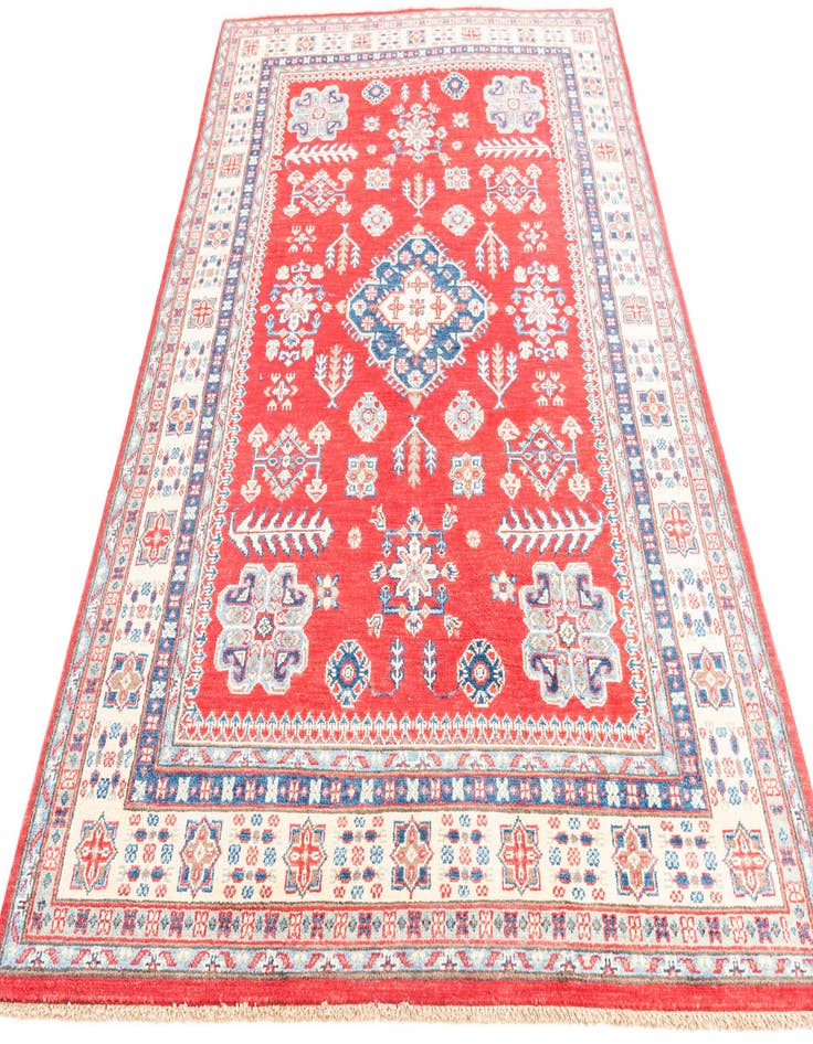 Detail image of  5' 6 x 8'  Hand Knotted Kazak Rug