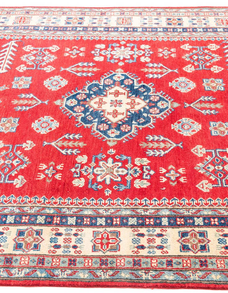 Detail image of  5' 6 x 8'  Hand Knotted Kazak Rug