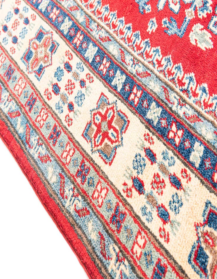 Detail image of  5' 6 x 8'  Hand Knotted Kazak Rug