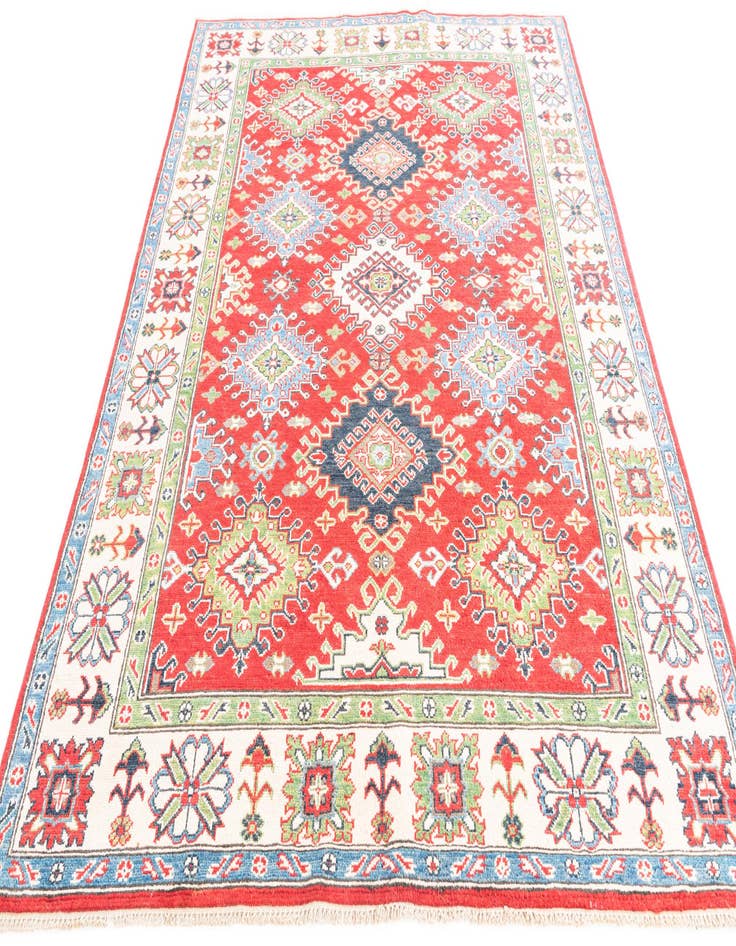 Detail image of  5' 7 x 7' 10  Hand Knotted Kazak Rug