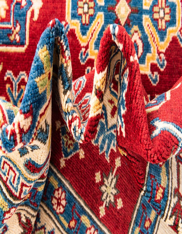 Detail image of 5' 7 x 8' Hand Knotted Kazak Rug