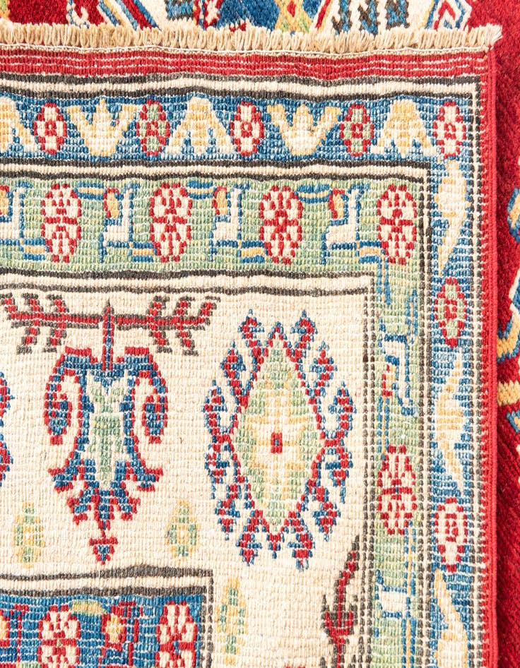 Detail image of 5' 7 x 8' Hand Knotted Kazak Rug