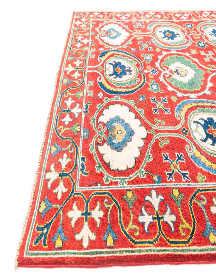 Detail image of  5' x 7'  Hand Knotted Kazak Rug