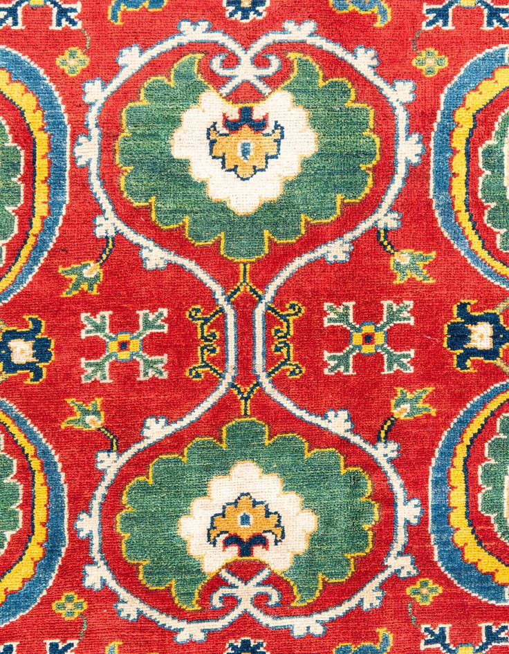 Detail image of  5' x 7'  Hand Knotted Kazak Rug