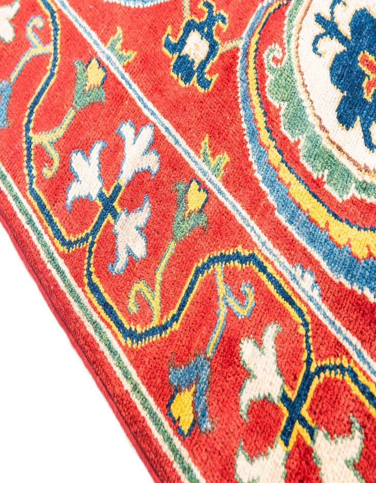 Detail image of  5' x 7'  Hand Knotted Kazak Rug